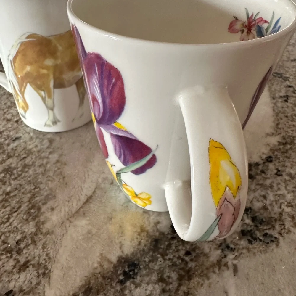 Roy Kirkham Set of Six Bone China Mugs - Picture 9 of 14